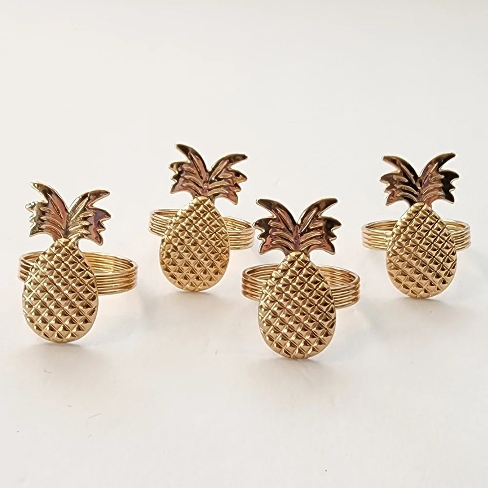 Pineapple Napkin Rings